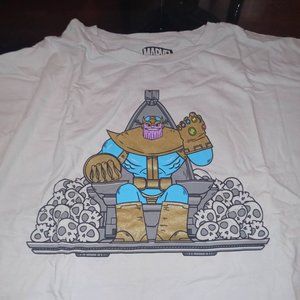 Marvel Lootcrate Thanos Light Grey  T-Shirt 3XL NWOT